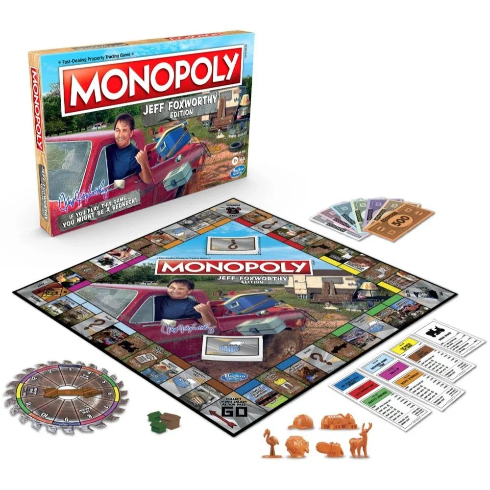 Monopoly Jeff‎ Foxworthy Edition Board Game Redneck Brand New Factory Sealed